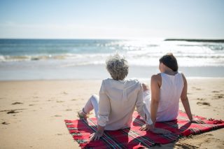 samen op strand samen op strand